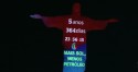 Projetado no Cristo Redentor, relógio do clima alerta sobre mudanças no meio ambiente