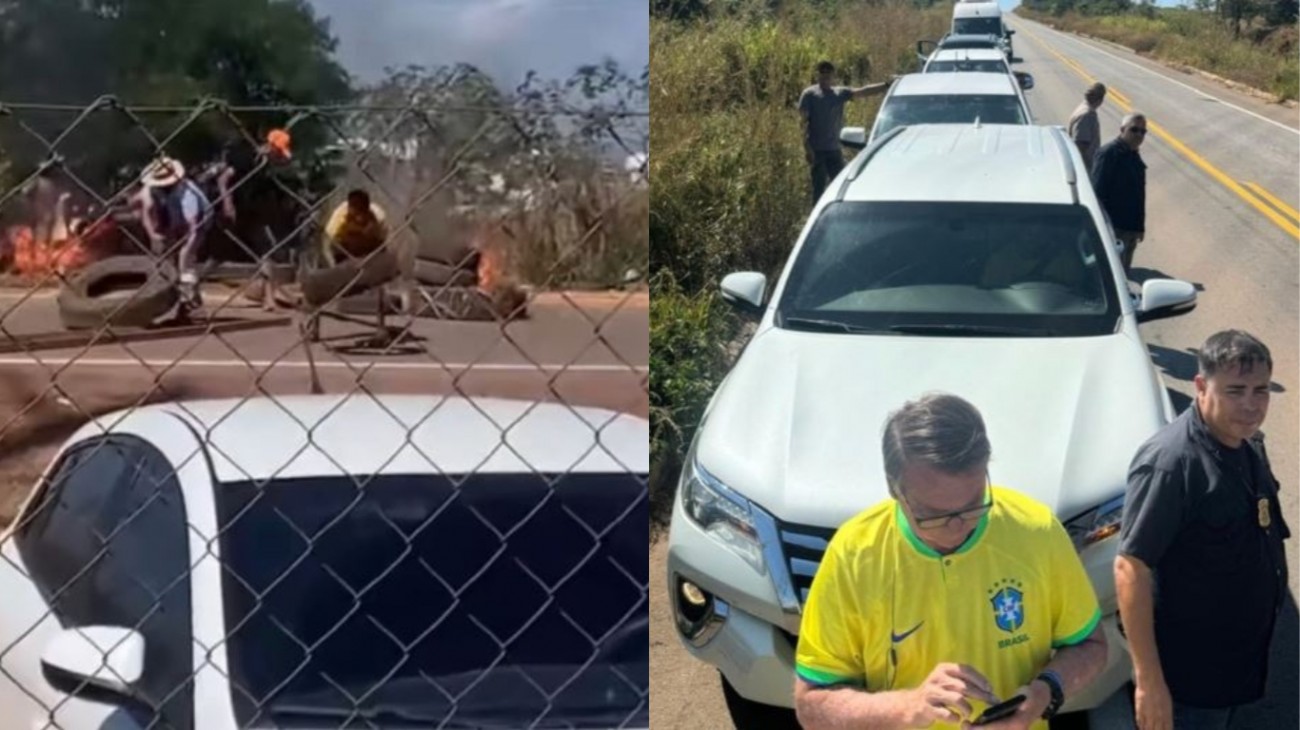 Bolsonaro é retido por bloqueio do MST em rodovia do Pará (Assista)