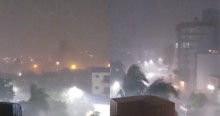 Fortíssima tempestade atinge a capital do Rio Grande do Sul (VÍDEO)