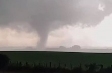 Tornado atinge região central do RS