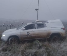 Neve é registrada no Sul do Brasil com chegada de frente fria polar