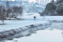 Geada persiste no Sul e acende alerta para lavouras