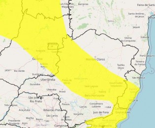 URGENTE: Inmet emite alerta de perigo para a região Centro Oeste e Sudeste