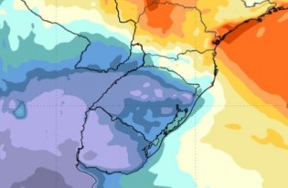 RS terá semana com tempo quente seco na metade norte e temporais no sul