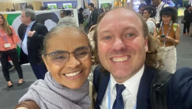 Marina Silva e Agostinho (CRÉDITO: REPRODUÇÃO)