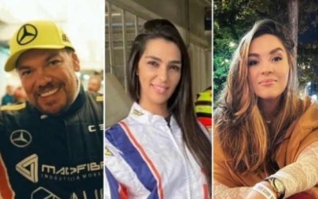 Douglas, Mariana e Evelyn (CRÉDITO: REPRODUÇÃO/REDES SOCIAIS)