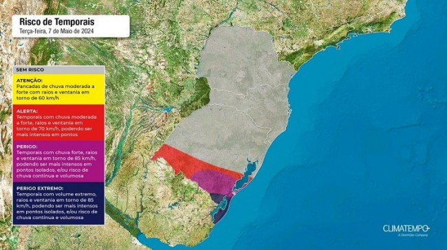 DIVULGAÇÃO / CLIMA TEMPO