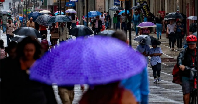 Instabilidade toma conta do Sul: semana será de chuva, frio e céu nublado